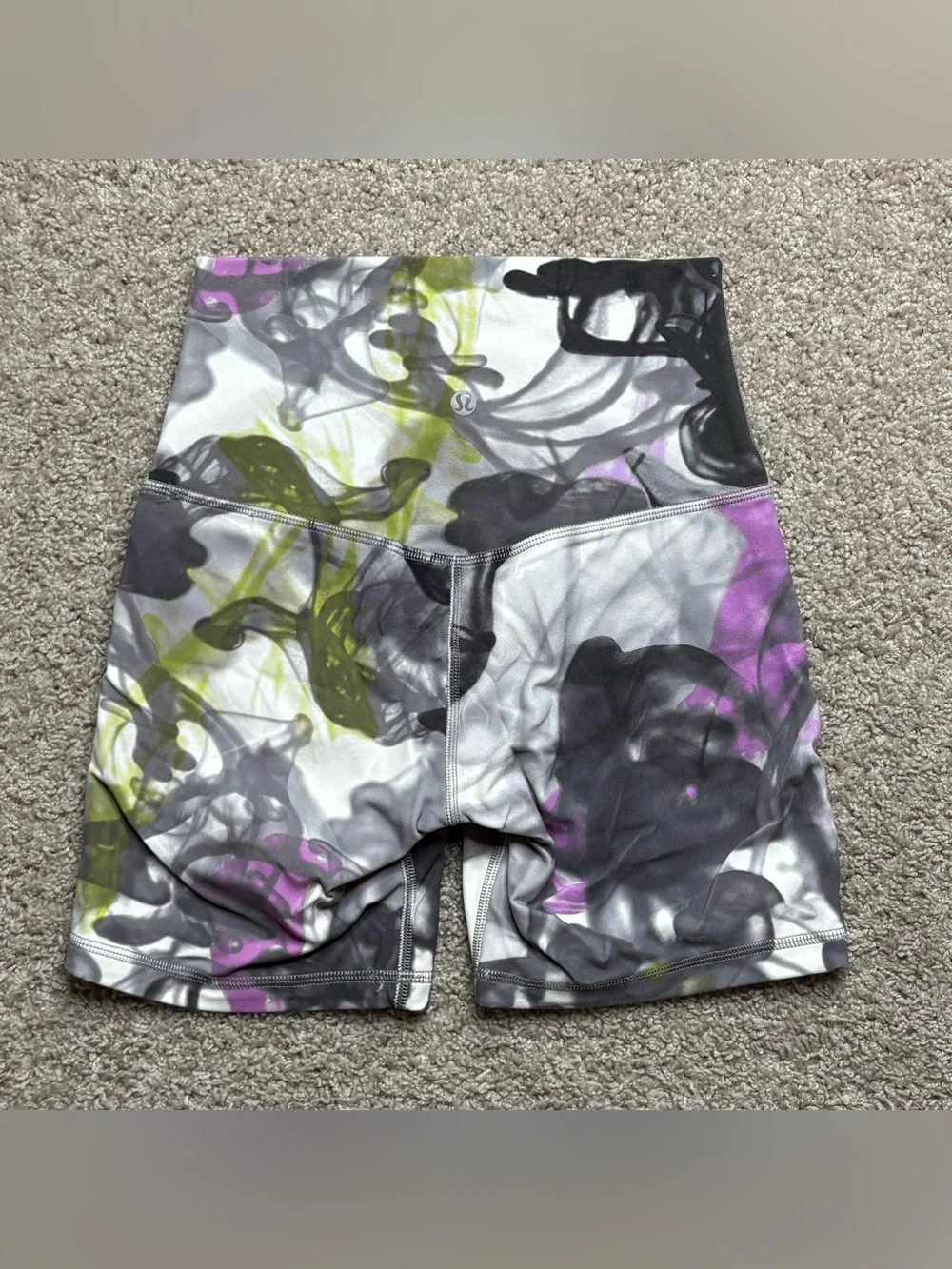 Lululemon Throwback Print Align High-Rise Short 6